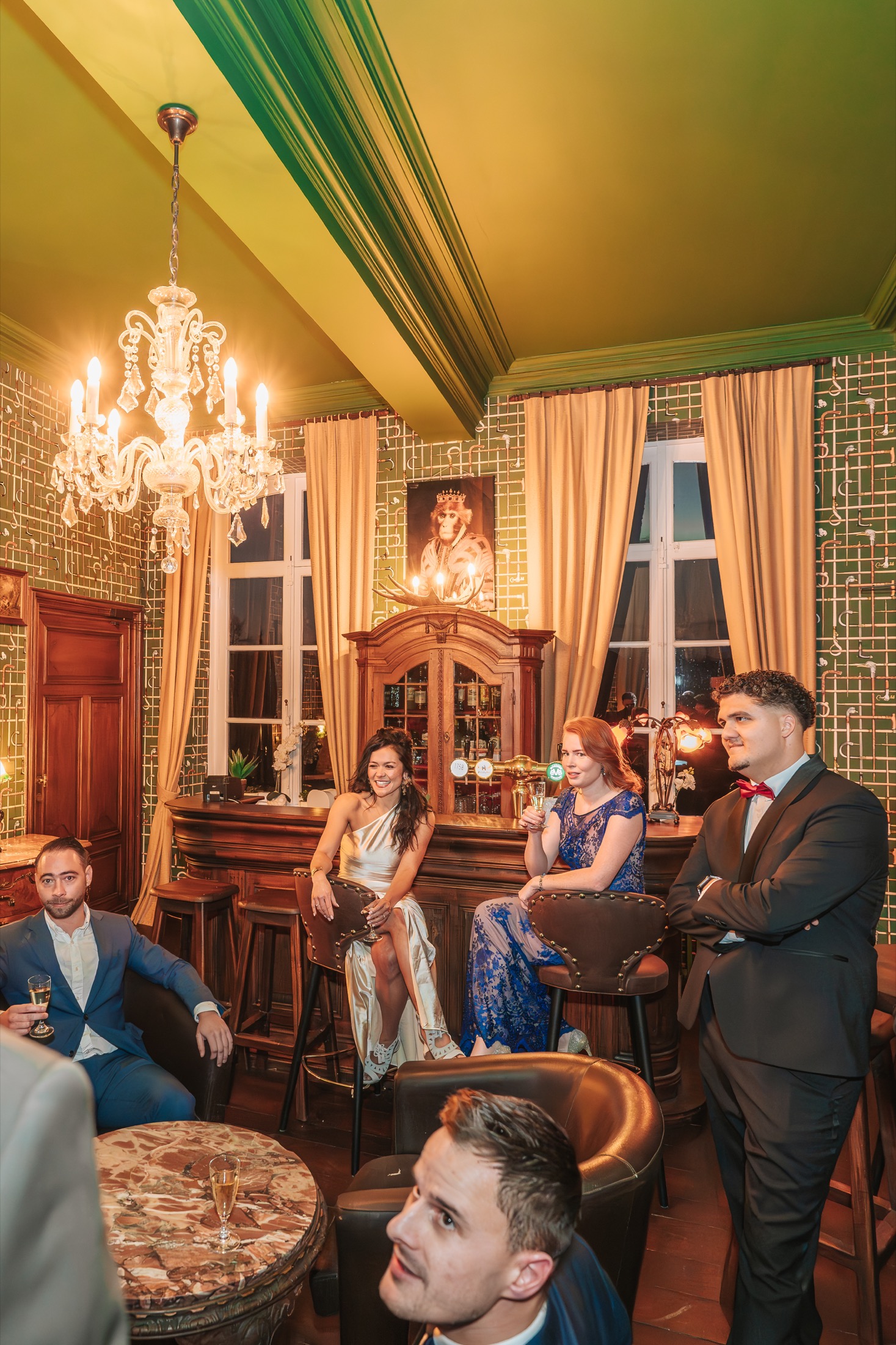 Standing business reception at Chateau de Looz